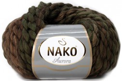 Пряжа Nako AURORA 2753 зеленый