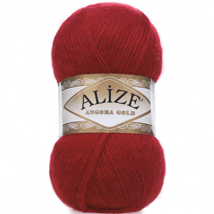 Пряжа Alize ANGORA GOLD 106 красный (5 мотков)