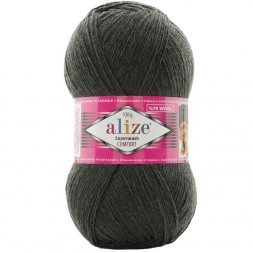 Пряжа Alize SUPERWASH 873 хаки (5 мотков)