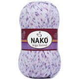 Пряжа Nako VEGA TWEED 32180 лавандовый (5 мотков)