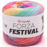 Пряжа Yarnart FORZA FESTIVAL 2915 принт (4 мотка)