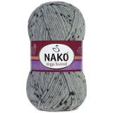 Пряжа Nako VEGA TWEED 35047 св.серый (5 мотков)