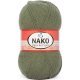 Пряжа Nako SUPER INCI NARIN 13489 хаки (5 мотков)