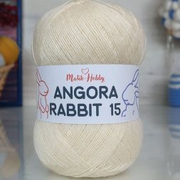 Пряжа M&amp;h ANGORA RABBIT 15 081 св.абрикос (5 мотков)
