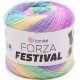 Пряжа Yarnart FORZA FESTIVAL 2916 принт (4 мотка)
