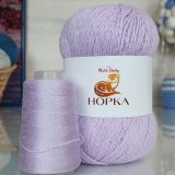 Пряжа M&amp;h НОРКА 024 св.сиреневый (5 мотков)