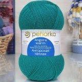 Пряжа Пехорка АНГОРСКАЯ ТЕПЛАЯ 335 изумруд (5 мотков)
