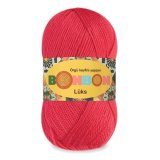 Пряжа Nako BONBON LUKS 98299 яр.коралл (5 мотков)