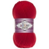 Пряжа Alize COTTON GOLD 56 красный (5 мотков)