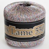 Пряжа Seam LUREX LAME 550 960 радужный светлый (2 мотка)