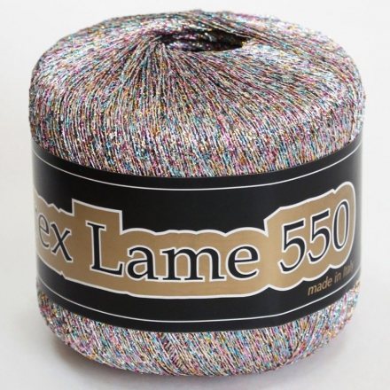 Пряжа Seam LUREX LAME 550 960 радужный светлый (2 мотка)