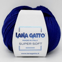 Пряжа Lana Gatto SUPER SOFT 14339 яр.т.синий