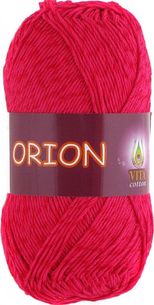 Пряжа Vita cotton ORION 4573 красная ягода