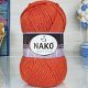 Пряжа Nako SPORT WOOL 6963 рыжий (5 мотков)