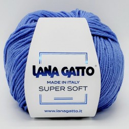 Пряжа Lana Gatto SUPER SOFT 14341 детский голубой