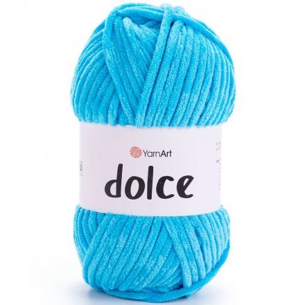 Пряжа Yarnart DOLCE 758 яр.гол.бирюза (5 мотков)