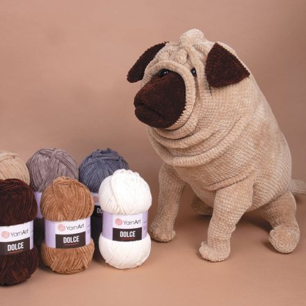 Пряжа Yarnart DOLCE 758 яр.гол.бирюза (5 мотков)