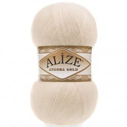 Пряжа Alize ANGORA GOLD 67 молочный (5 мотков)