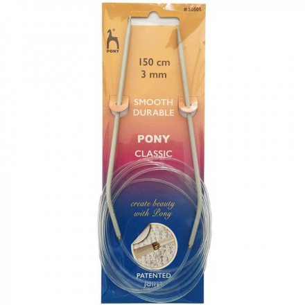 Спицы круговые Pony 150 см, № 3.0