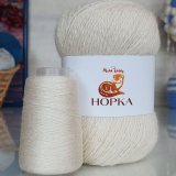 Пряжа M&amp;h НОРКА 046 кремовый (5 мотков)