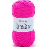 Пряжа Yarnart BABY 174 яр.розовый (5 мотков)
