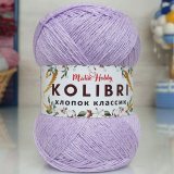 Пряжа M&amp;h KOLIBRI ХЛОПОК КЛАССИК 013 лаванда меланж (2 мотка)