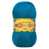 Пряжа Nako BONBON LUKS 98685 мор.волна (5 мотков)