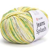 Пряжа Yarnart JEANS SPLASH 948 лимон принт (5 мотков)