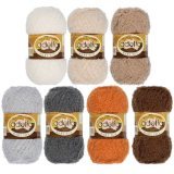 Пряжа Adelia BABY TOY 100 ассорти (7 мотков)