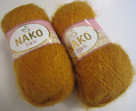 Пряжа Nako PARIS 1043 желтый